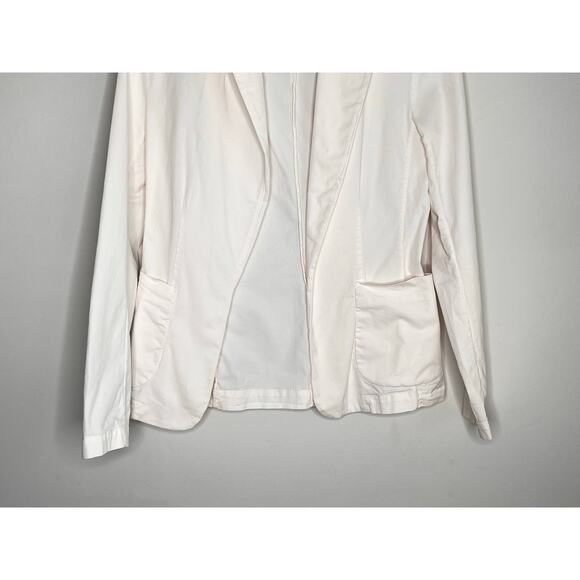 Frank & Eileen Dublin Long Sleeve Open Front Tailored Blazer Vintage White Small - Picture 4 of 7